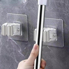 Wall Mounted Mop Organizer Holder