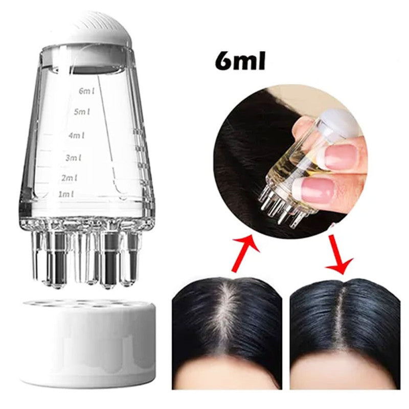 6 ml Mini Portable hair oil applicator bottle