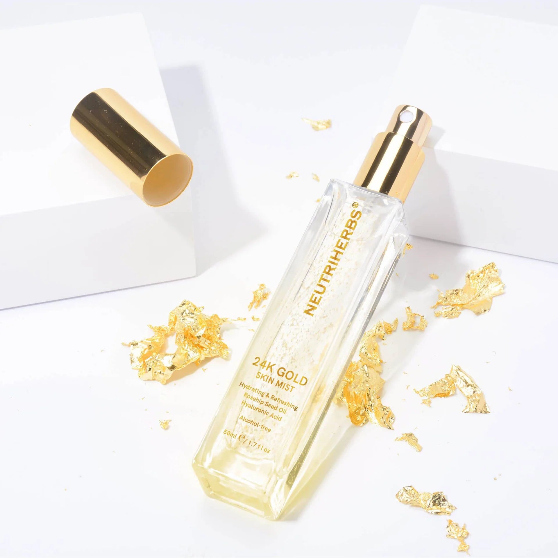 24K Gold Hydrating Spray For Instantly Nourishing And Revitalizing Skin