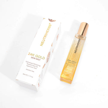 24K Gold Hydrating Spray For Instantly Nourishing And Revitalizing Skin