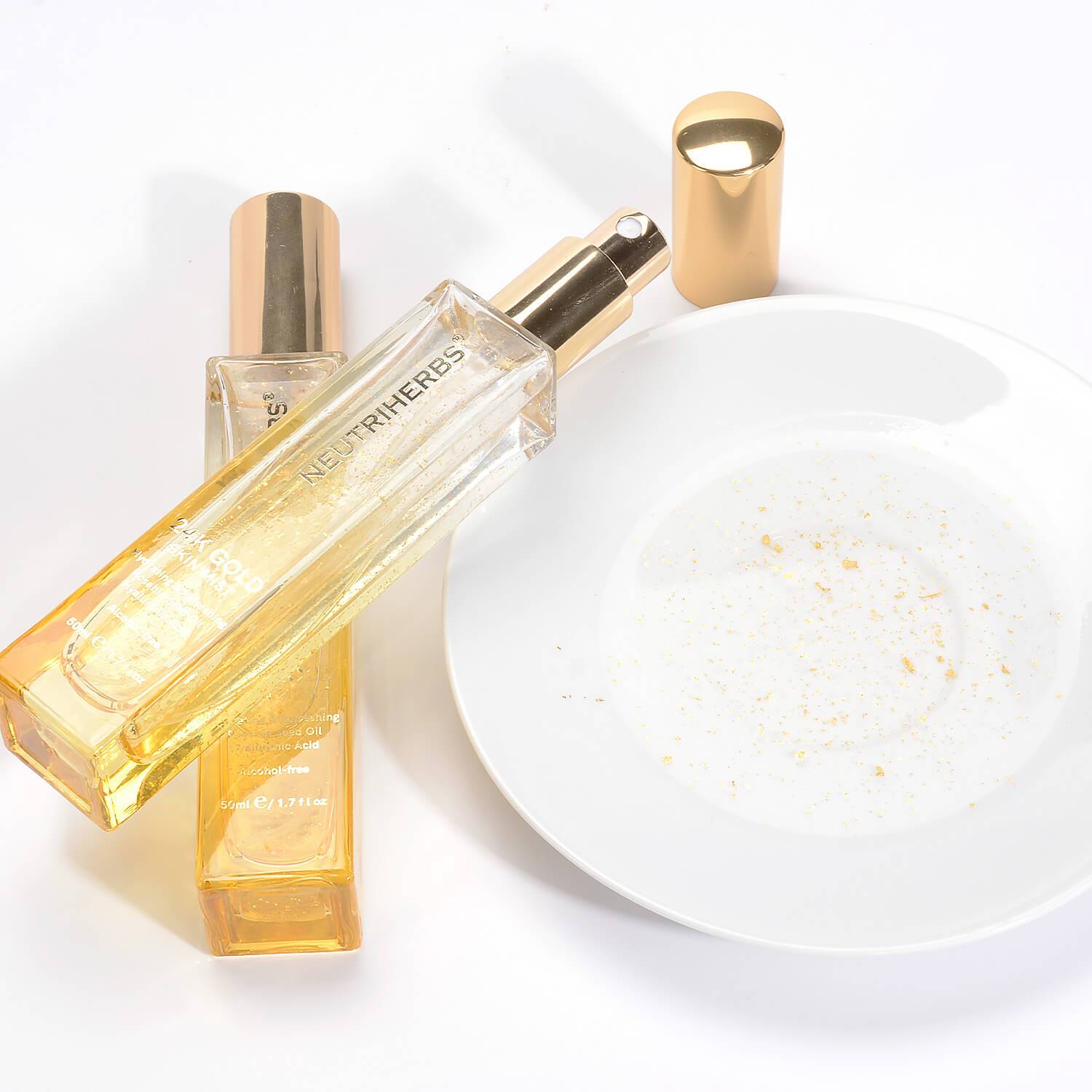 24K Gold Hydrating Spray For Instantly Nourishing And Revitalizing Skin
