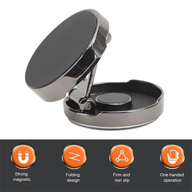 H500 Phone Brackets - Foldable Magnetic Car Mount with 720° Rotation