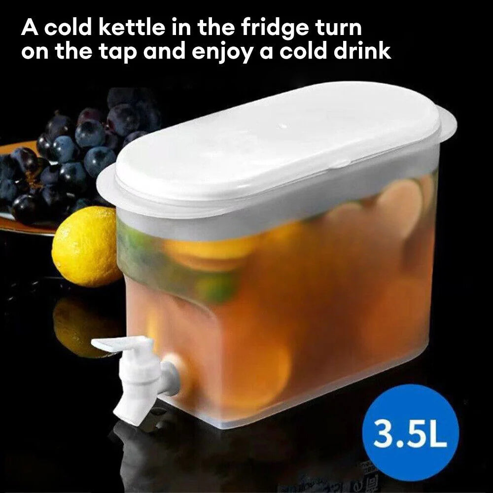 3.5L Drink Dispenser, Fridge Water Dispenser with Tap