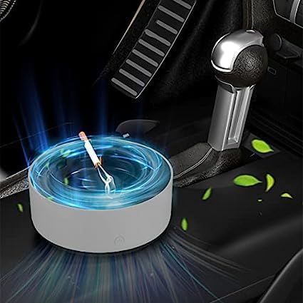 Smokeless Self-Extinguishing Air Purifier Ashtray with Filter