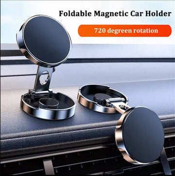 H500 Phone Brackets - Foldable Magnetic Car Mount with 720° Rotation