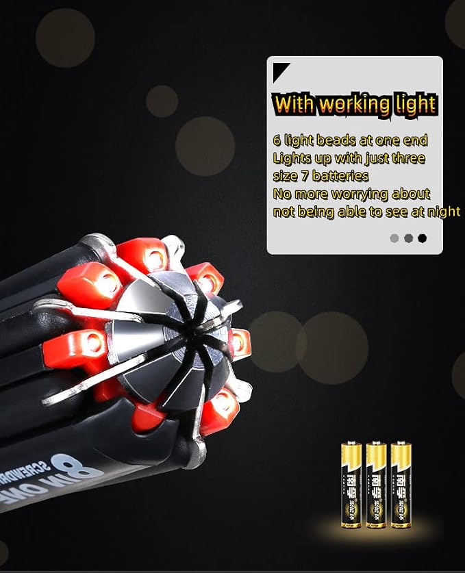 8 in 1 Screwdrivers with Worklight