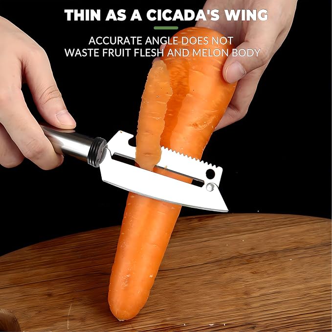 3 in1 Peeling Knife Multifunctional Stainless Steel