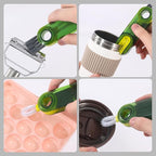 3 in 1 Cup Lid Gap Cleaning Brush