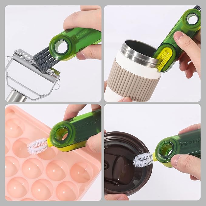 3 in 1 Cup Lid Gap Cleaning Brush