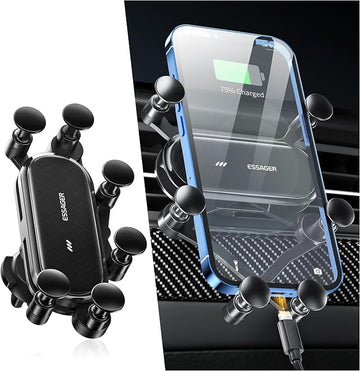 Upgraded 6-Point Support Car Phone Holder Mount,Hanging 360°