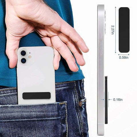 Foldable Mobile Phone Kickstand Slim Back Mount with Adjustable Viewing Angle