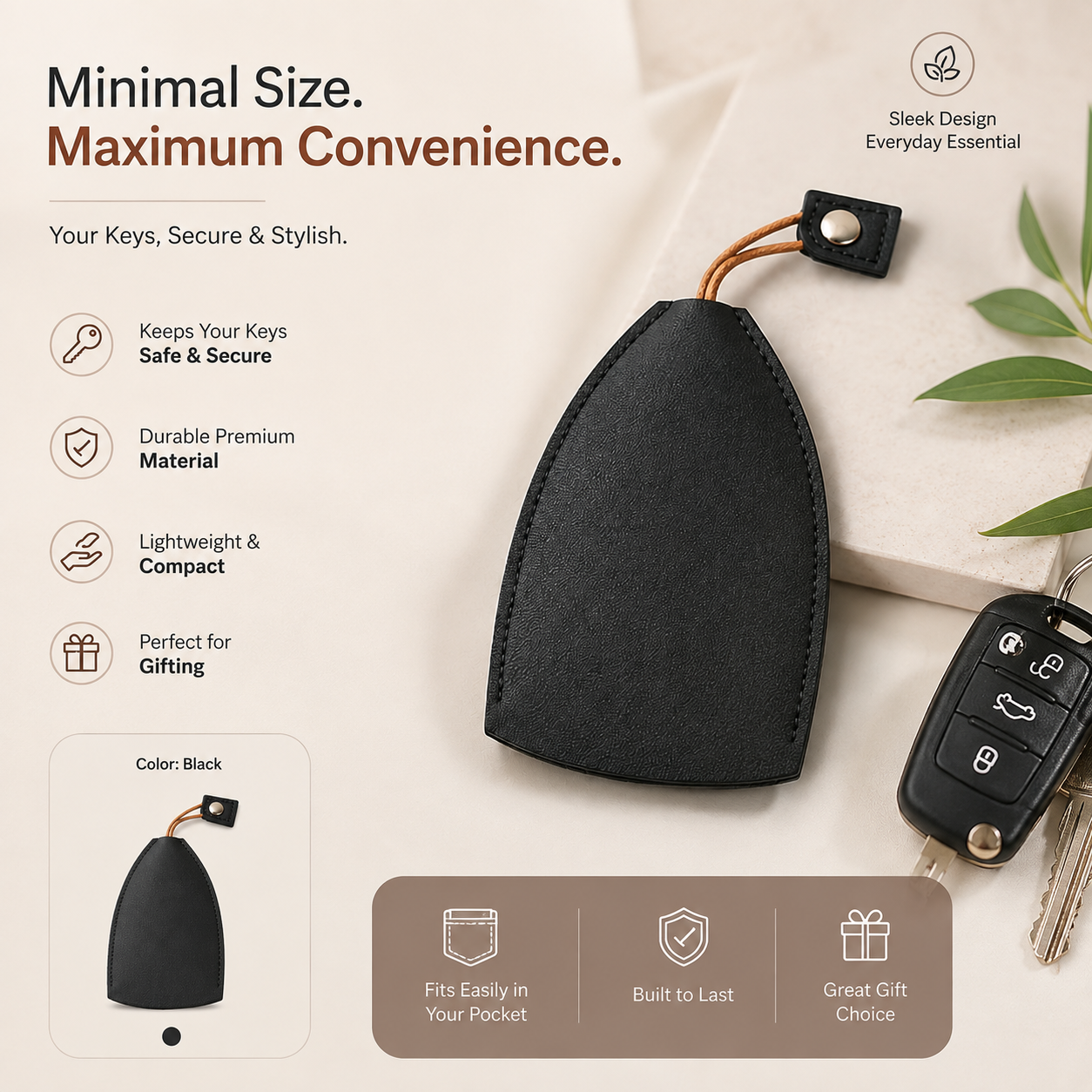 Large Capacity Key Case