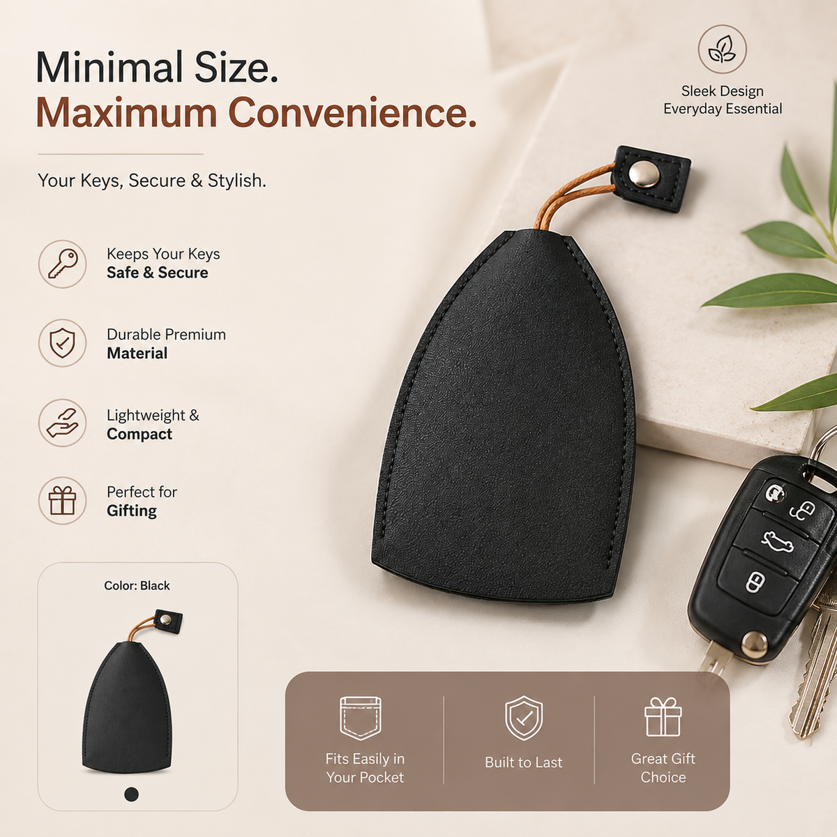 Large Capacity Key Case