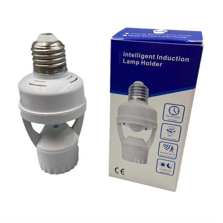 Infrared Human Body Sensor Lamp Holder