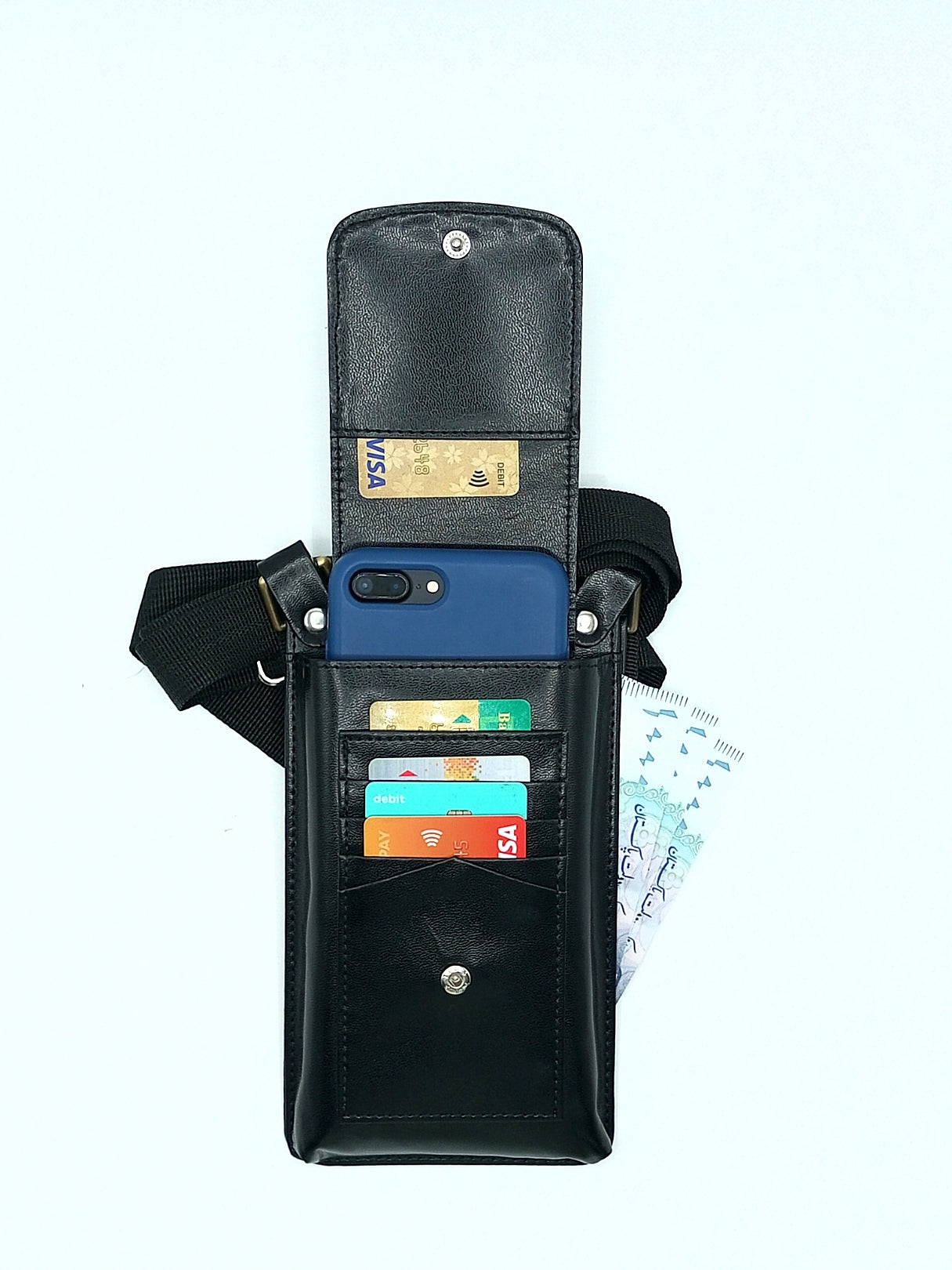 MULTI POCKET CROSS BODY BAG