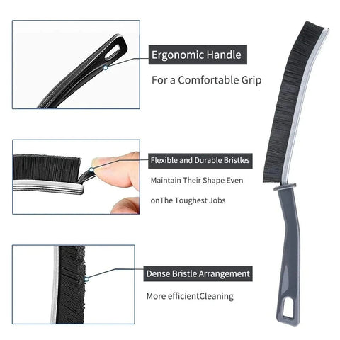 Slim Cleaning Brush – Pack of 2 | Reach Every Gap & Crevice
