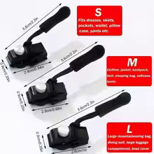 Quick Install Detachable Zipper Head Replacement Zipper Slider Pull Restorer Jacket Bags Coat