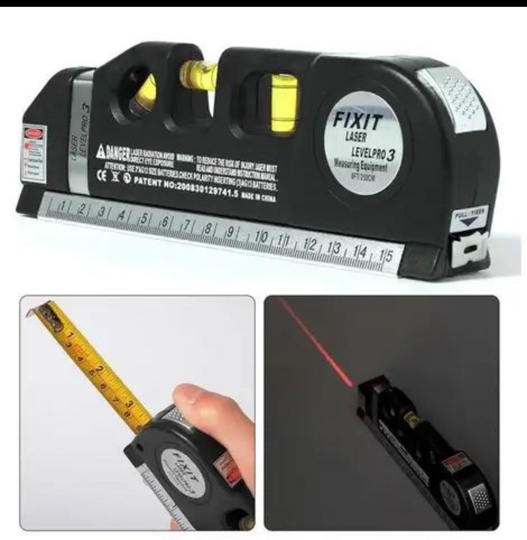 Laser Level PRO3 – Multi-Function Laser Level with Measuring Tape